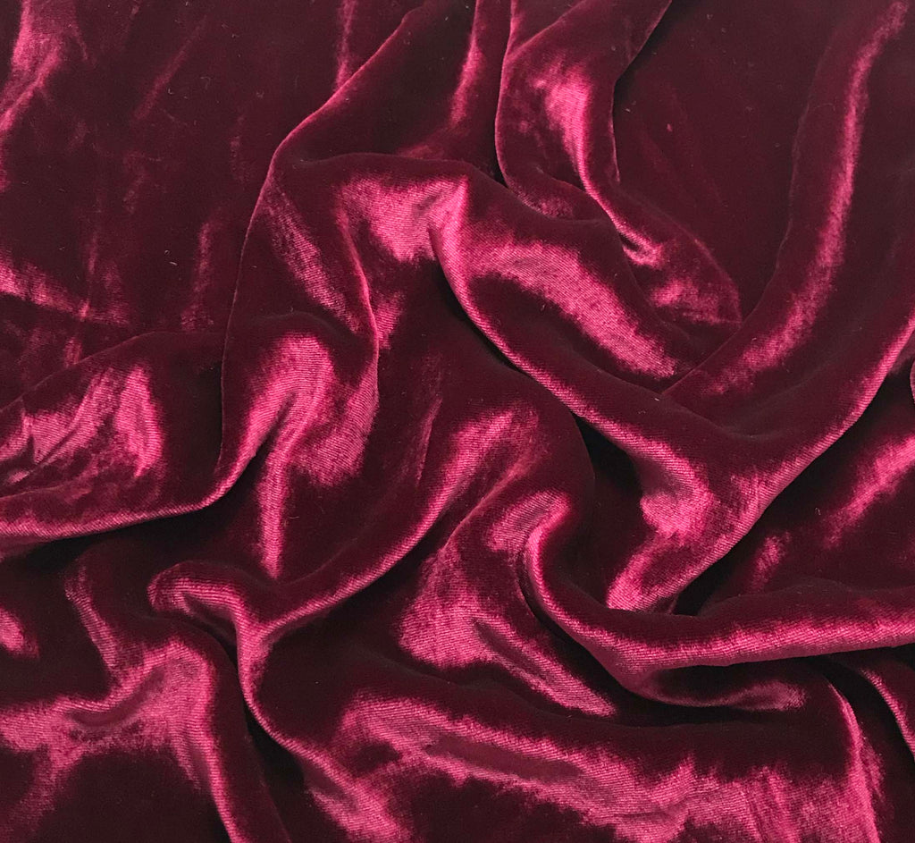 Red Wine - Silk Velvet – Prism Fabrics & Crafts